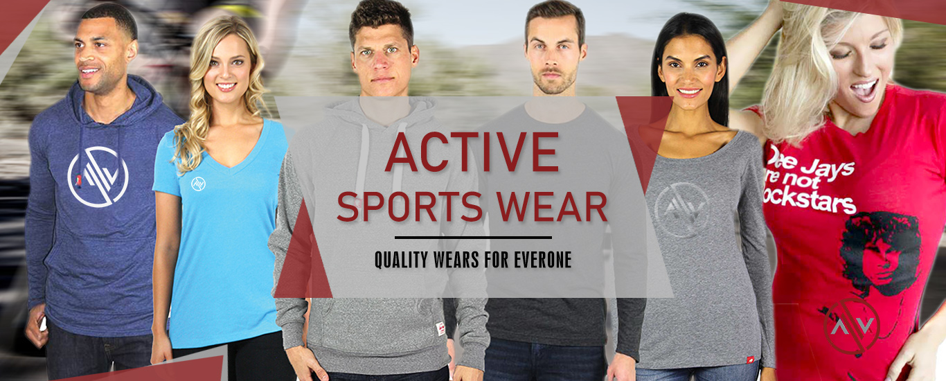 Manufacturers and Exporters of Active Sports Wears